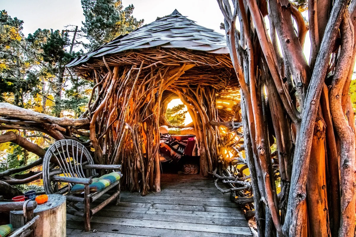 The Twig Hut at Treebones Resort