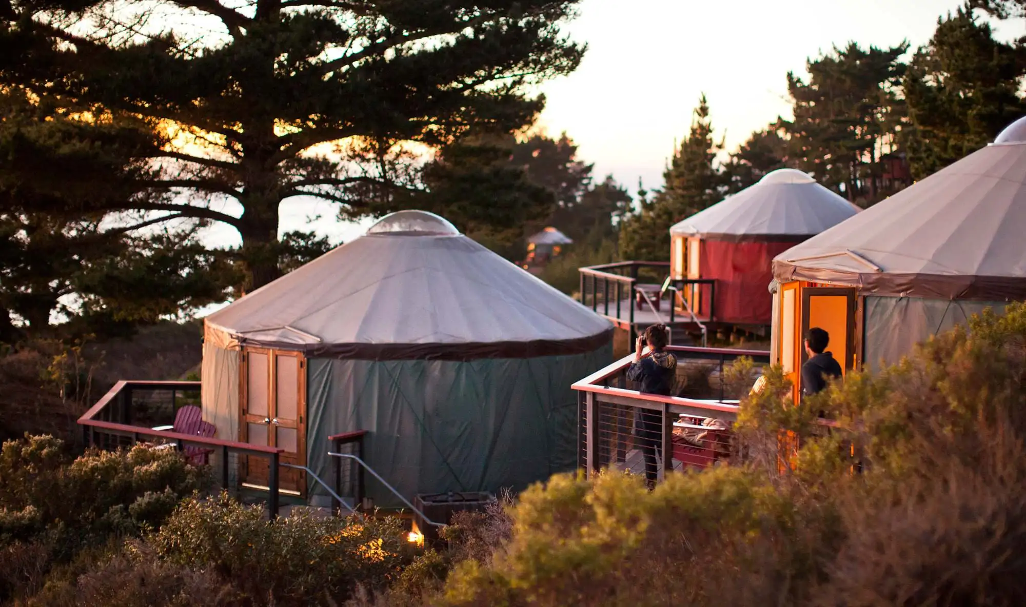 Yurts at Treebones Resort